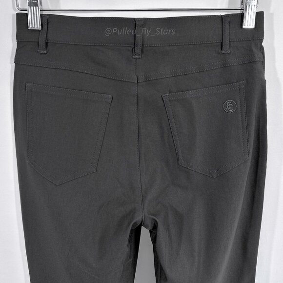 SIMON CHANG DENIM Tummy Control Micro Twill Straight Leg Pant Size 2 NWT - Picture 8 of 12